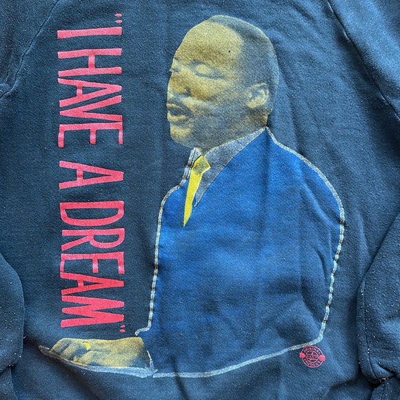 Vtg RARE 80s Jerzees MLK “I Have a Dream” sweatshirt. - Picture 3 of 5
